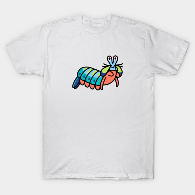 Mantis Shrimp T-Shirt by littlemandyart